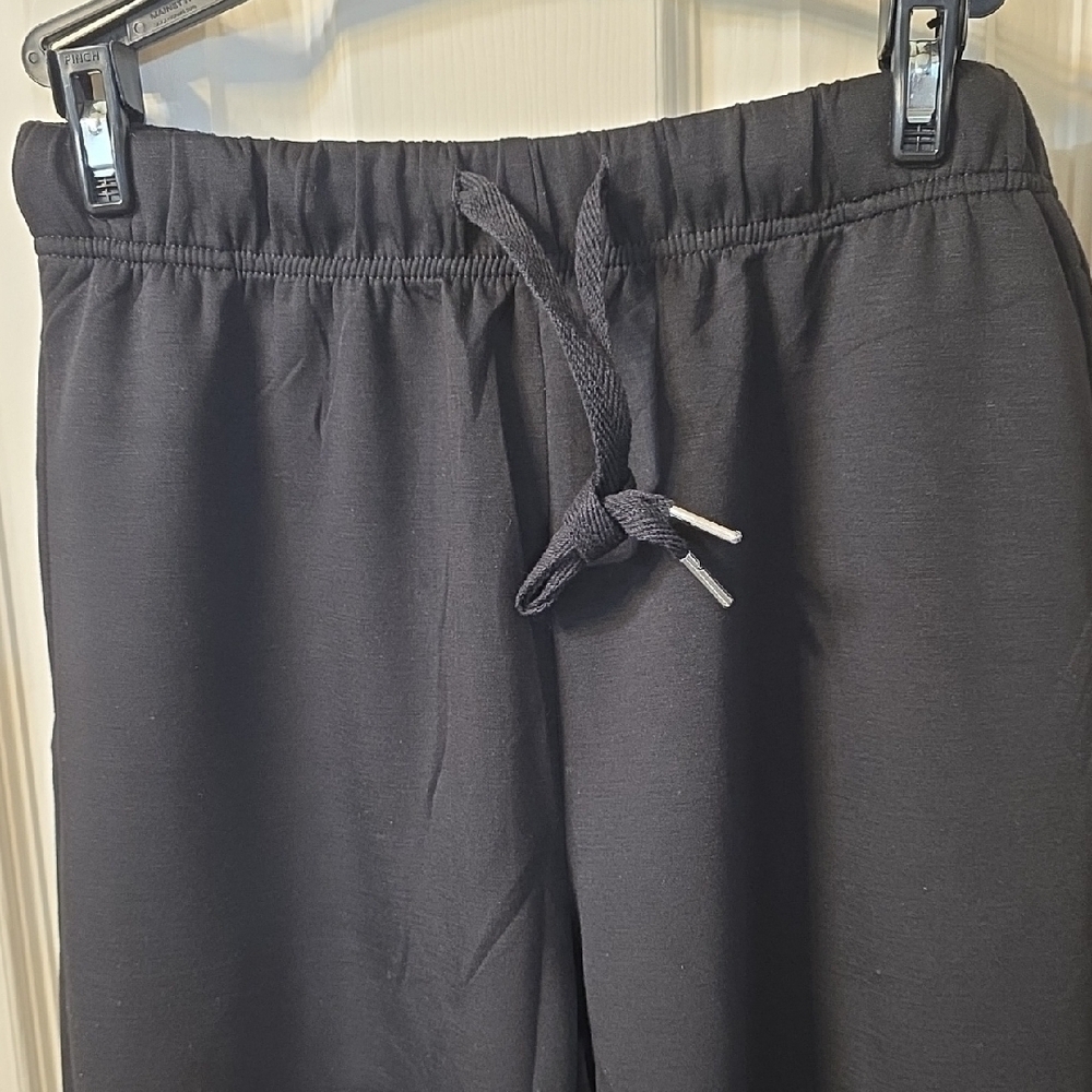 Women's Black Drawstring Joggers - Picture 3 of 4
